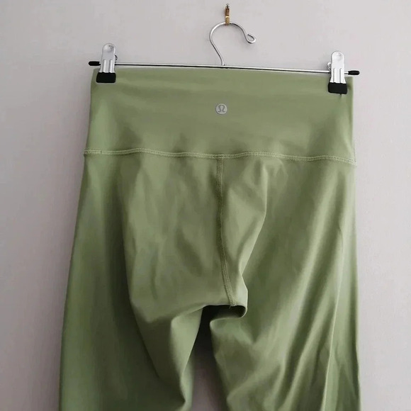 Lululemon Wunder Under High Rise 28" Legging Tights Vista Green Size 6 - Picture 6 of 15